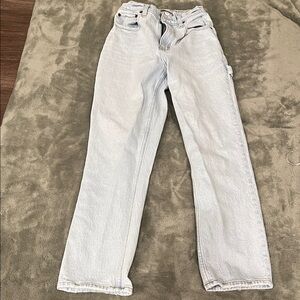 Abercrombie  & Fitch 90s straight ultra high rise